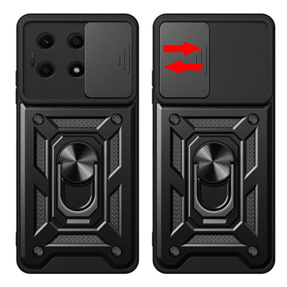 Husa de protectie Techsuit CamShield Series compatibila cu Honor X8a, acoperire spate, albastru