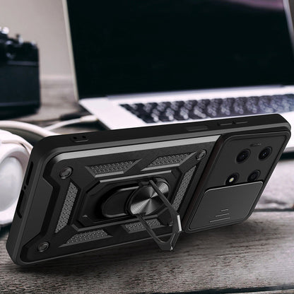 Husa de protectie Techsuit CamShield Series compatibila cu Honor X8a, acoperire spate, albastru