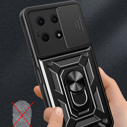 Husa de protectie Techsuit CamShield Series compatibila cu Honor X8a, acoperire spate, albastru