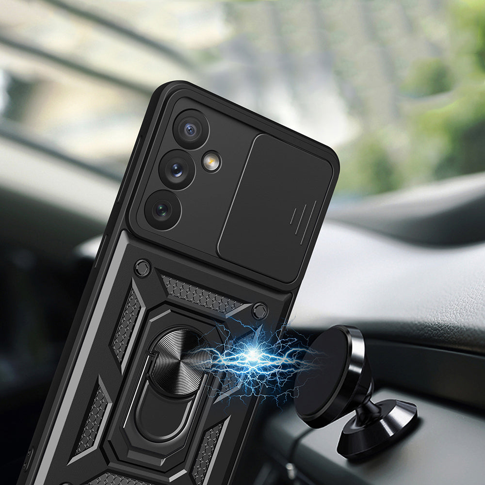 Husa de protectie Techsuit CamShield Series compatibila cu Samsung Galaxy A34 5G, acoperire spate, albastru