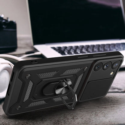 Husa de protectie Techsuit CamShield Series compatibila cu Samsung Galaxy S23, acoperire spate, albastru