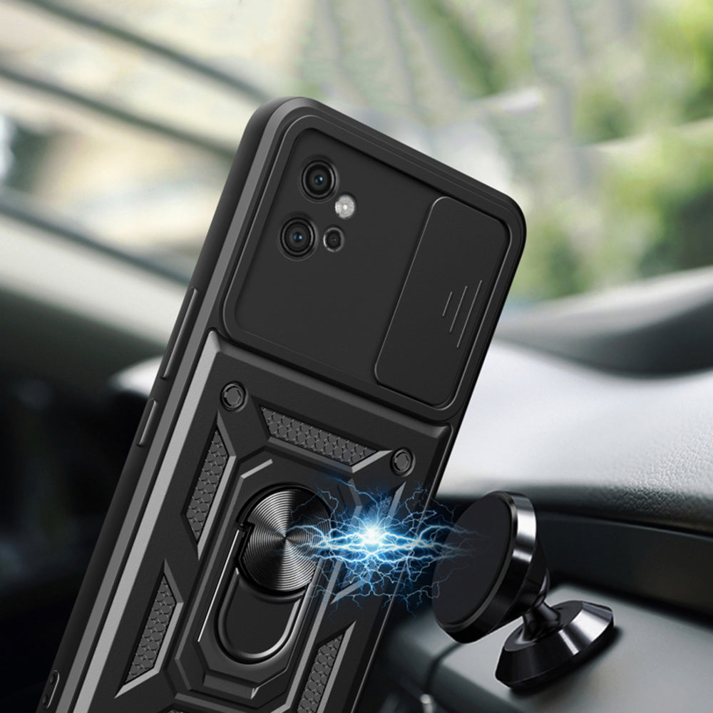 Husa de protectie Techsuit CamShield Series compatibila cu Motorola Moto G32, acoperire spate, albastru