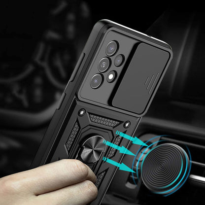Husa de protectie Techsuit CamShield Series compatibila cu Samsung Galaxy A52 5G, acoperire spate, albastru