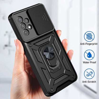 Husa de protectie Techsuit CamShield Series compatibila cu Samsung Galaxy A52 4G, acoperire spate, albastru