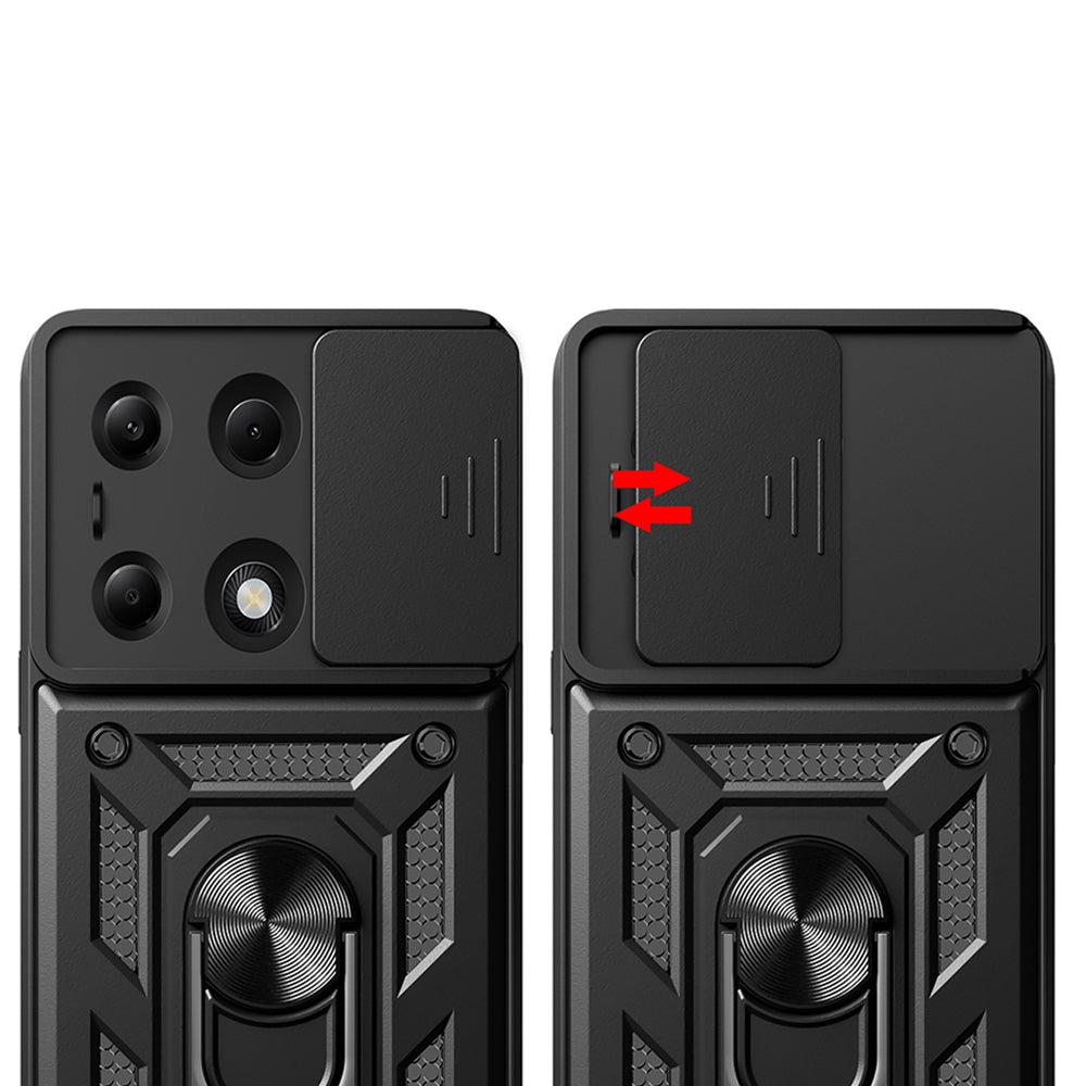 Husa de protectie Techsuit CamShield Series compatibila cu Xiaomi Redmi Note 13 Pro 4G, acoperire spate, albastru