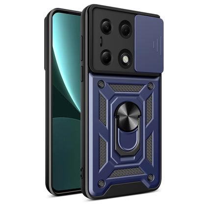 Husa de protectie Techsuit CamShield Series compatibila cu Xiaomi Redmi Poco M6 Pro 4G, acoperire spate, albastru