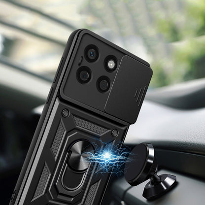 Husa de protectie Techsuit CamShield Series compatibila cu Honor X8b, acoperire spate, albastru
