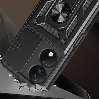 Husa de protectie Techsuit CamShield Series compatibila cu Honor 90 SMART, acoperire spate, albastru