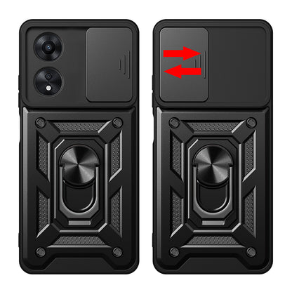 Husa de protectie Techsuit CamShield Series compatibila cu Oppo A58 4G, acoperire spate, albastru