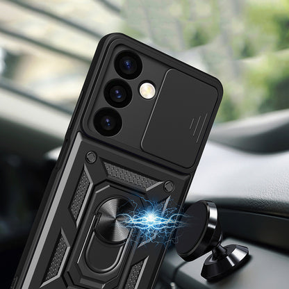 Husa de protectie Techsuit CamShield Series compatibila cu Samsung Galaxy S24, acoperire spate, albastru