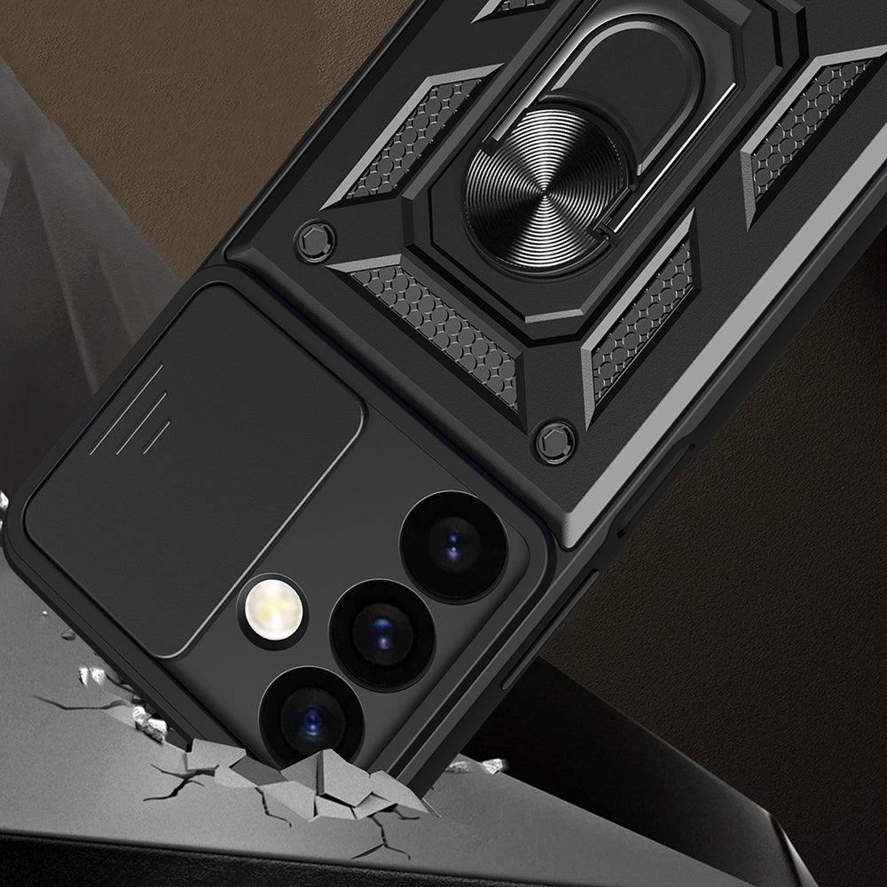 Husa de protectie Techsuit CamShield Series compatibila cu Samsung Galaxy S24 Plus, acoperire spate, albastru