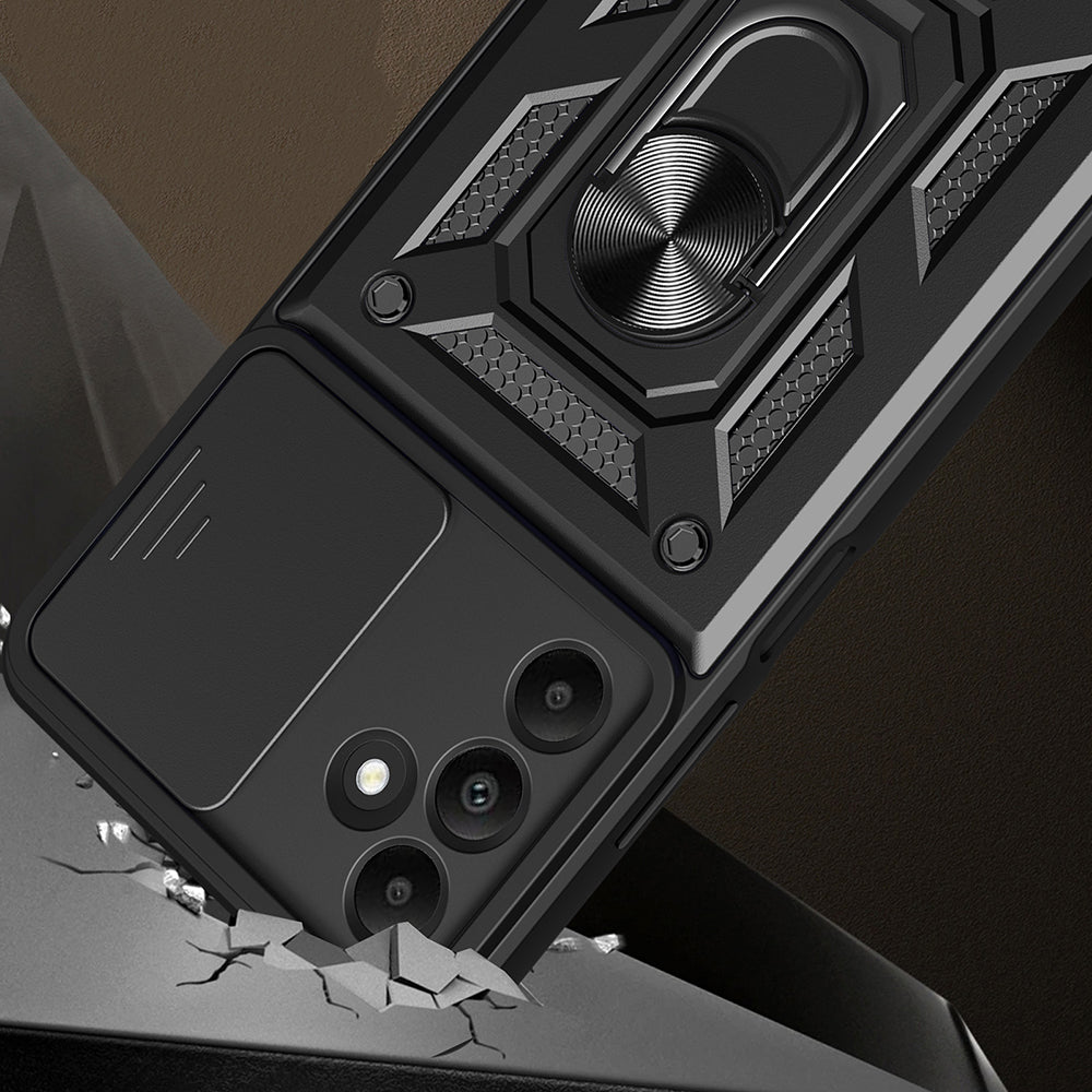 Husa de protectie Techsuit CamShield Series compatibila cu Samsung Galaxy A15 5G, acoperire spate, albastru