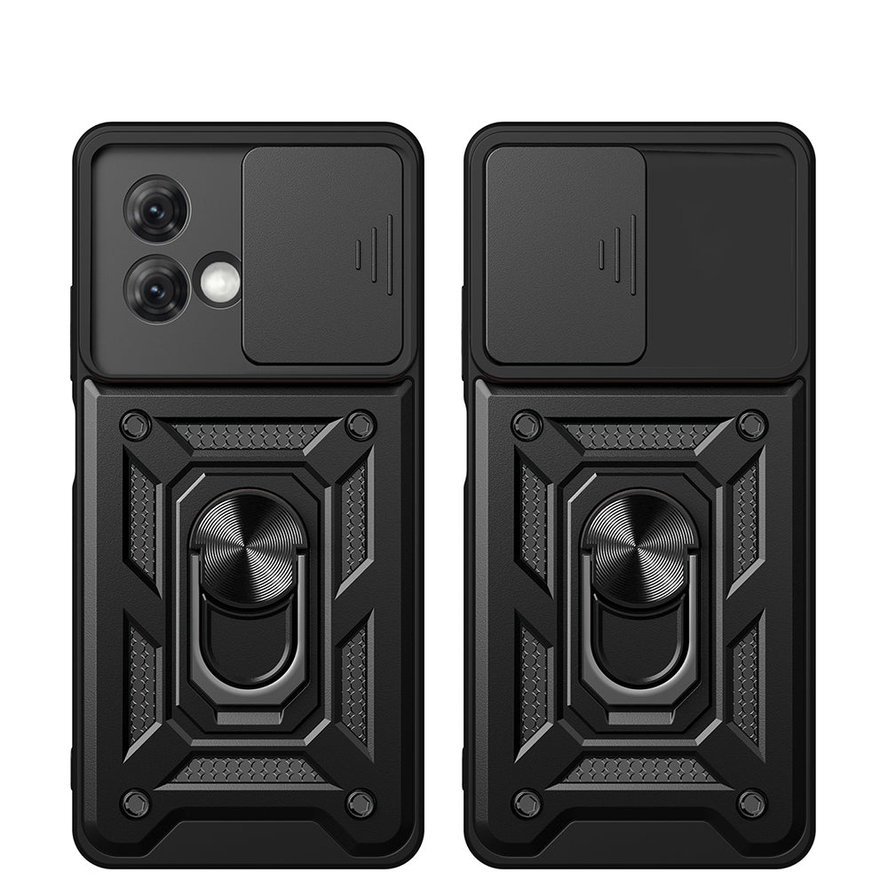 Husa de protectie Techsuit CamShield Series compatibila cu Motorola Moto G84, acoperire spate, albastru