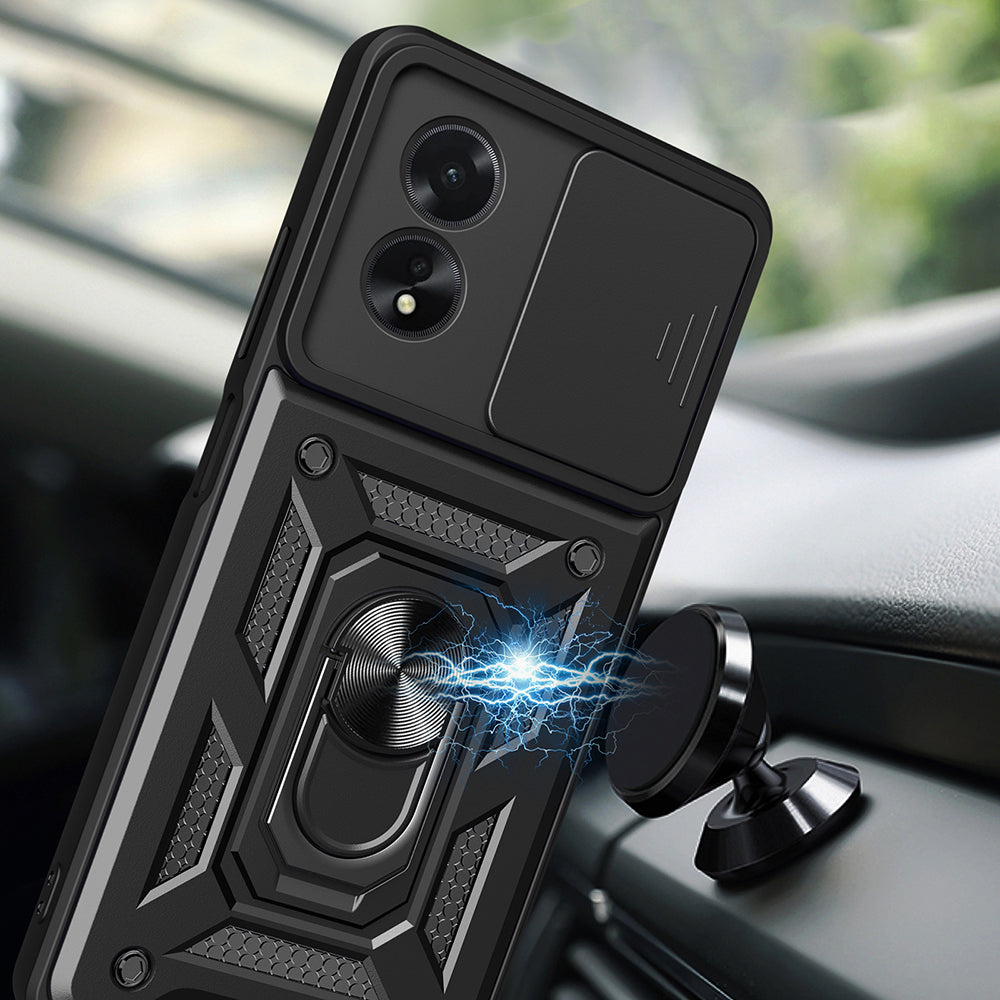 Husa de protectie Techsuit CamShield Series compatibila cu Oppo A38, acoperire spate, albastru