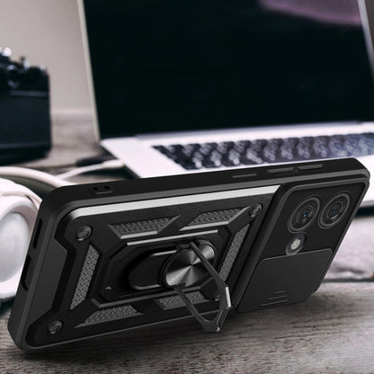 Husa de protectie Techsuit CamShield Series compatibila cu Motorola Edge 40 Neo, acoperire spate, albastru