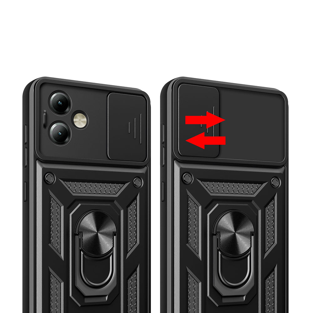 Husa de protectie Techsuit CamShield Series compatibila cu Motorola Moto G14, acoperire spate, albastru