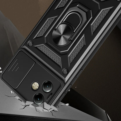 Husa de protectie Techsuit CamShield Series compatibila cu Motorola Moto G14, acoperire spate, albastru