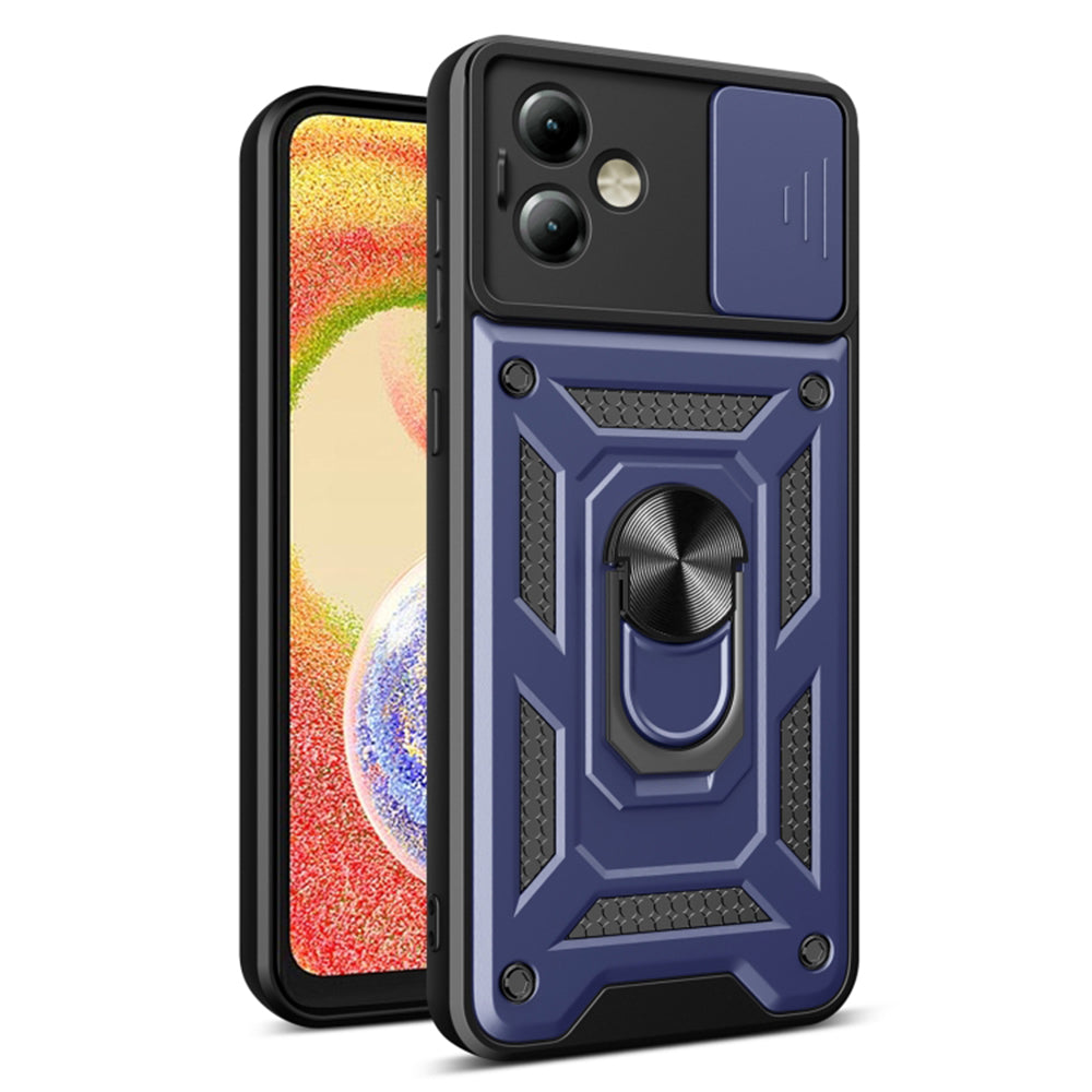 Husa de protectie Techsuit CamShield Series compatibila cu Motorola Moto G14, acoperire spate, albastru