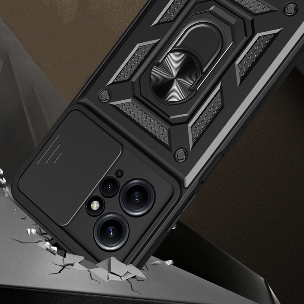 Husa de protectie Techsuit CamShield Series compatibila cu Xiaomi Redmi 12 4G, acoperire spate, albastru