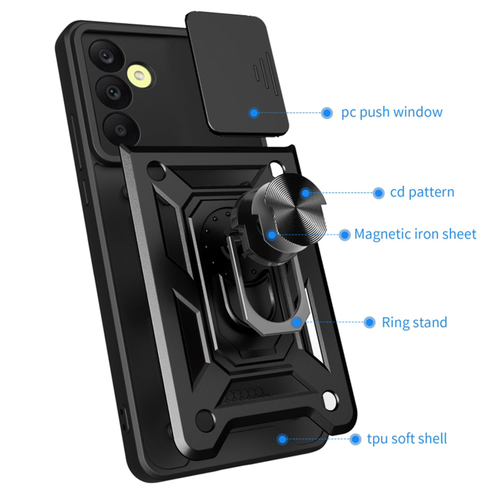 Husa de protectie Techsuit CamShield Series compatibila cu Samsung Galaxy A25 5G, acoperire spate, albastru