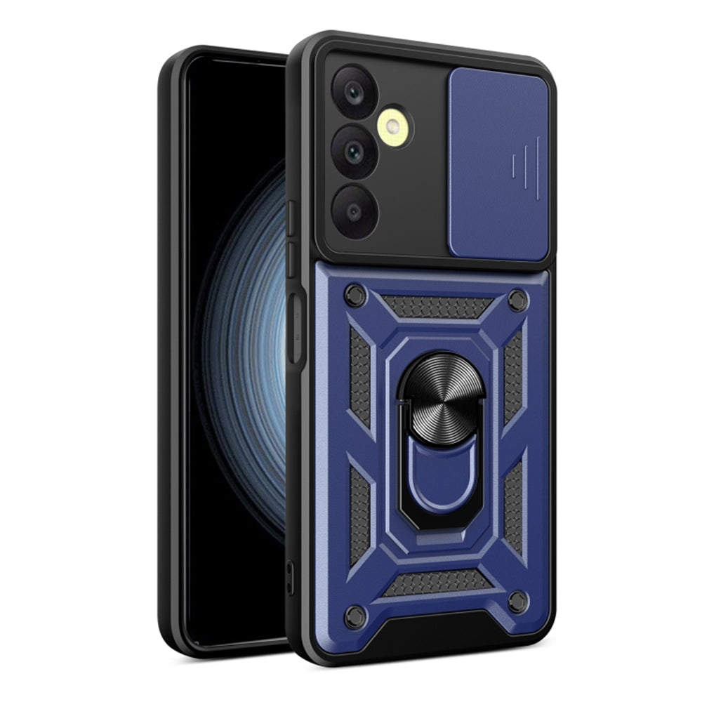 Husa de protectie Techsuit CamShield Series compatibila cu Samsung Galaxy A25 5G, acoperire spate, albastru