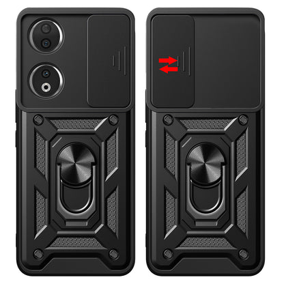 Husa de protectie Techsuit CamShield Series compatibila cu Honor 90, acoperire spate, albastru