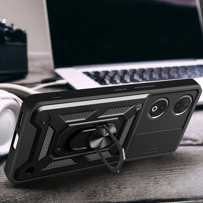 Husa de protectie Techsuit CamShield Series compatibila cu Honor 90, acoperire spate, albastru