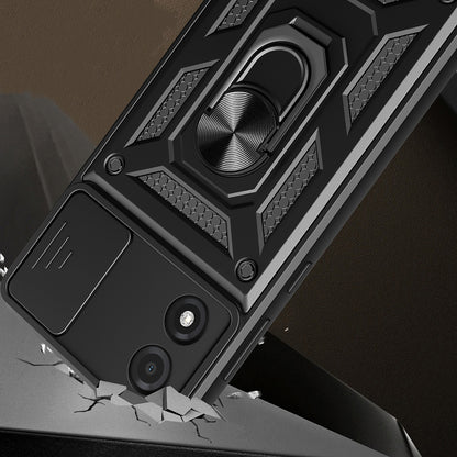 Husa de protectie Techsuit CamShield Series compatibila cu Motorola Moto E13, acoperire spate, albastru