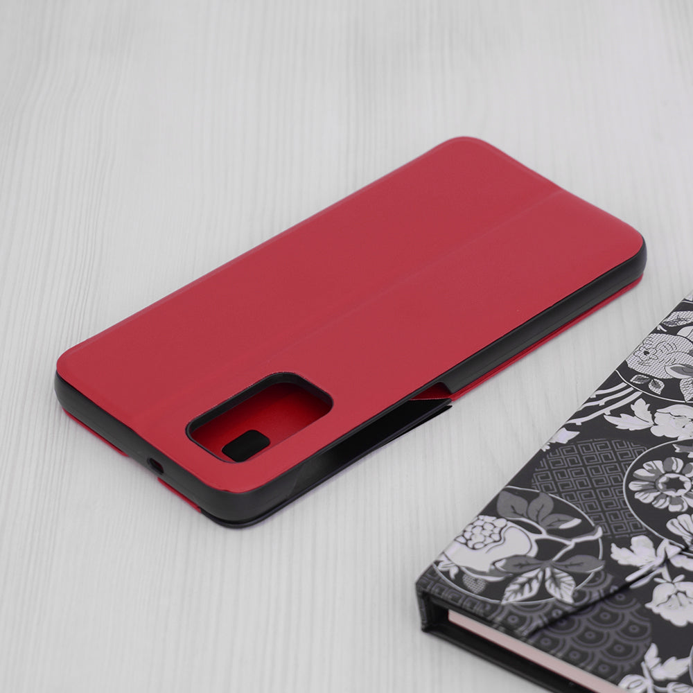 Husa de protectie Techsuit eFold Series compatibila cu Samsung Galaxy A13 4G, acoperire spate, rosu