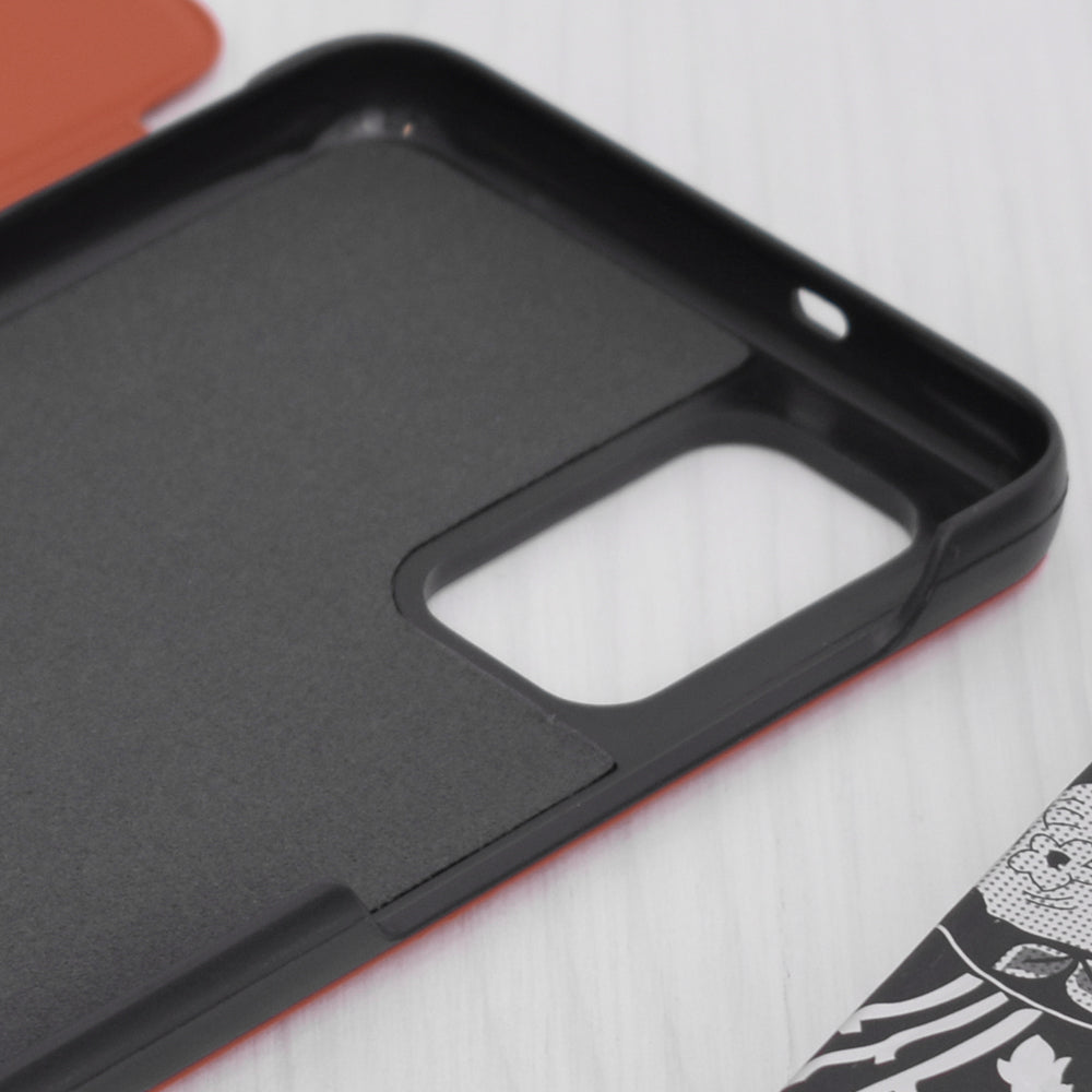 Husa de protectie Techsuit eFold Series compatibila cu Samsung Galaxy A13 4G, acoperire spate, oranj