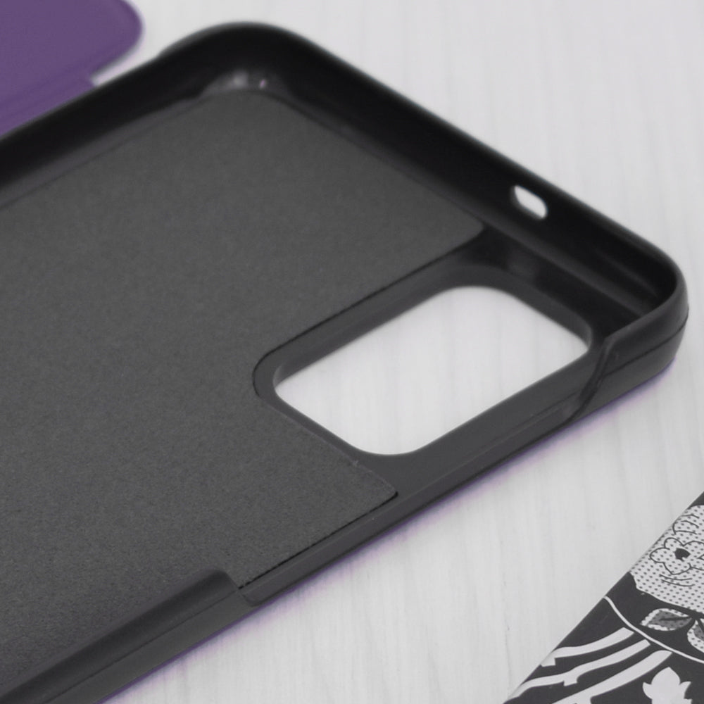 Husa de protectie Techsuit eFold Series compatibila cu Samsung Galaxy A13 4G, acoperire spate, mov