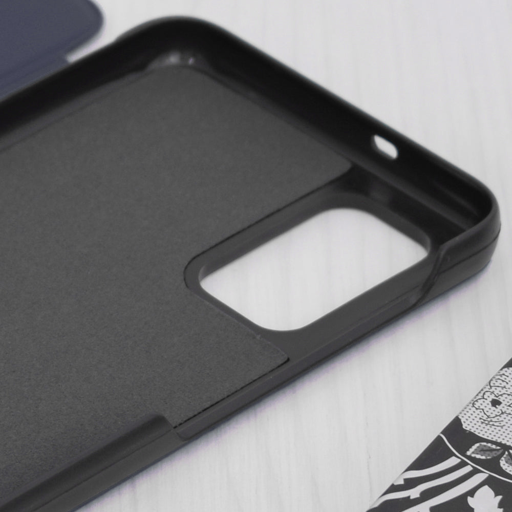 Husa de protectie Techsuit eFold Series compatibila cu Samsung Galaxy A13 4G, acoperire spate, albastru