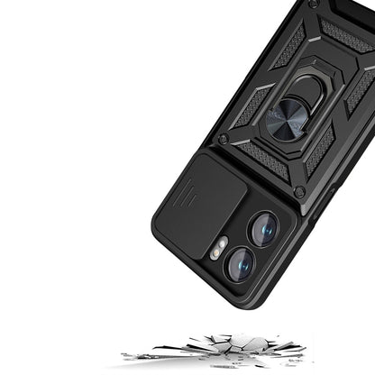 Husa de protectie Techsuit CamShield Series compatibila cu Oppo A57s, acoperire spate, albastru