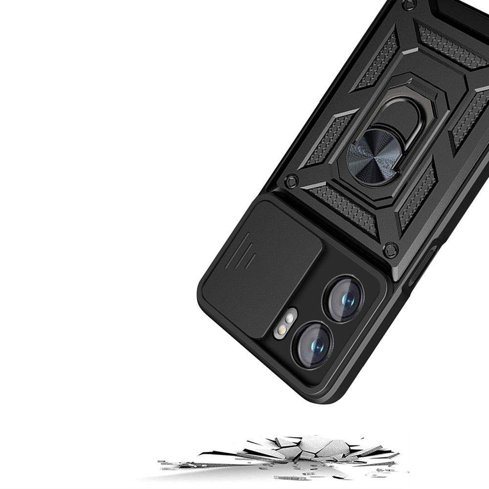 Husa de protectie Techsuit CamShield Series compatibila cu Oppo A57 4G, acoperire spate, albastru