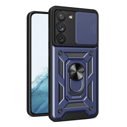 Husa de protectie Techsuit CamShield Series compatibila cu Samsung Galaxy S22 5G, acoperire spate, albastru