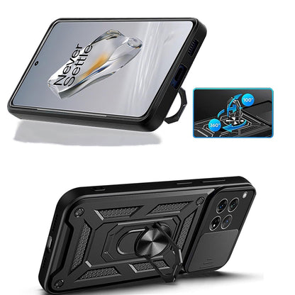 Husa de protectie Techsuit CamShield Series compatibila cu OnePlus 12R, acoperire spate, albastru