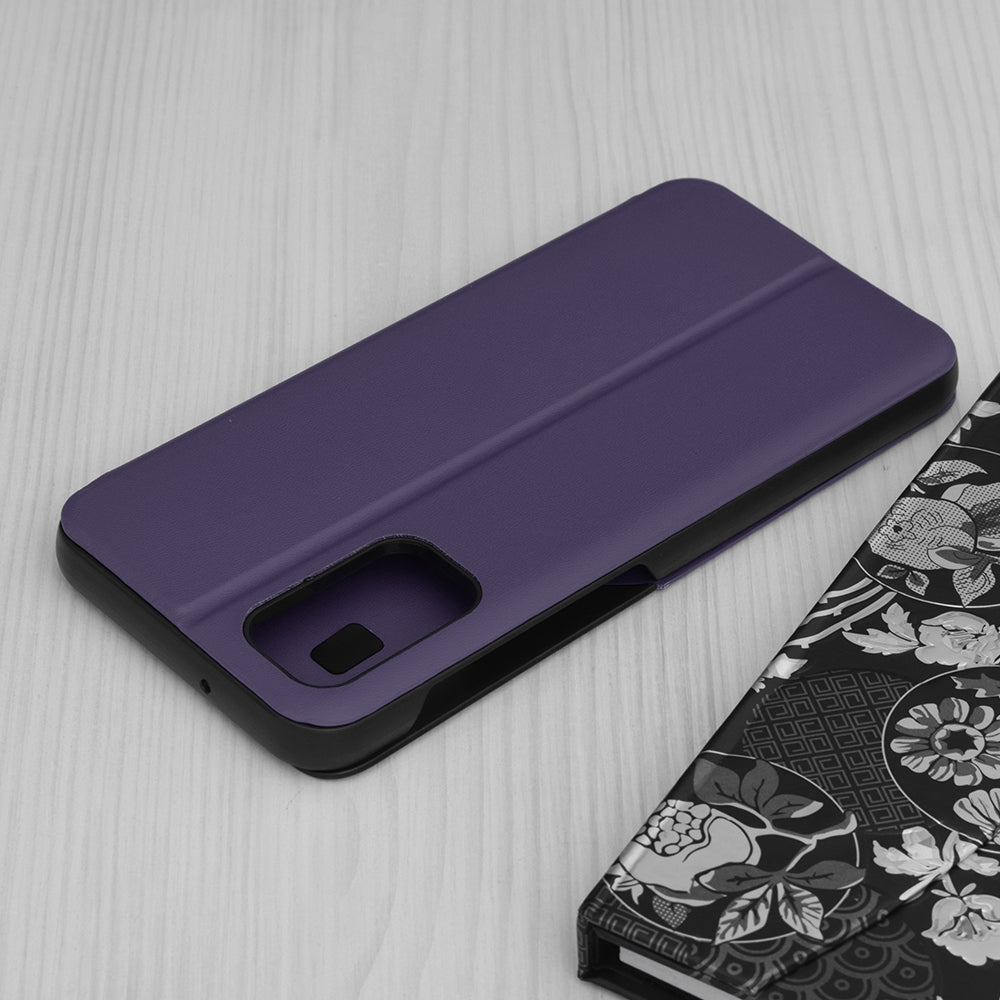 Husa de protectie Techsuit eFold Series compatibila cu Samsung Galaxy A12, acoperire spate, mov