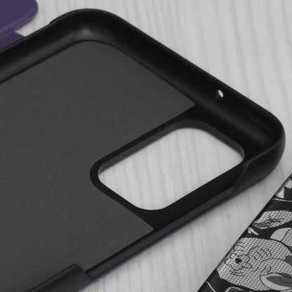 Husa de protectie Techsuit eFold Series compatibila cu Samsung Galaxy A12, acoperire spate, mov