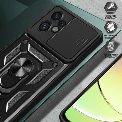 Husa de protectie Techsuit CamShield Series compatibila cu Motorola Moto G04s, acoperire spate, albastru