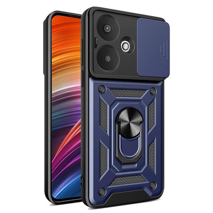 Husa de protectie Techsuit CamShield Series compatibila cu Xiaomi Redmi Poco M6, acoperire spate, albastru
