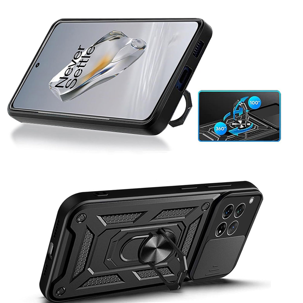 Husa de protectie Techsuit CamShield Series compatibila cu OnePlus 12, acoperire spate, albastru