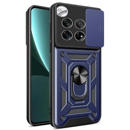 Husa de protectie Techsuit CamShield Series compatibila cu OnePlus 12, acoperire spate, albastru