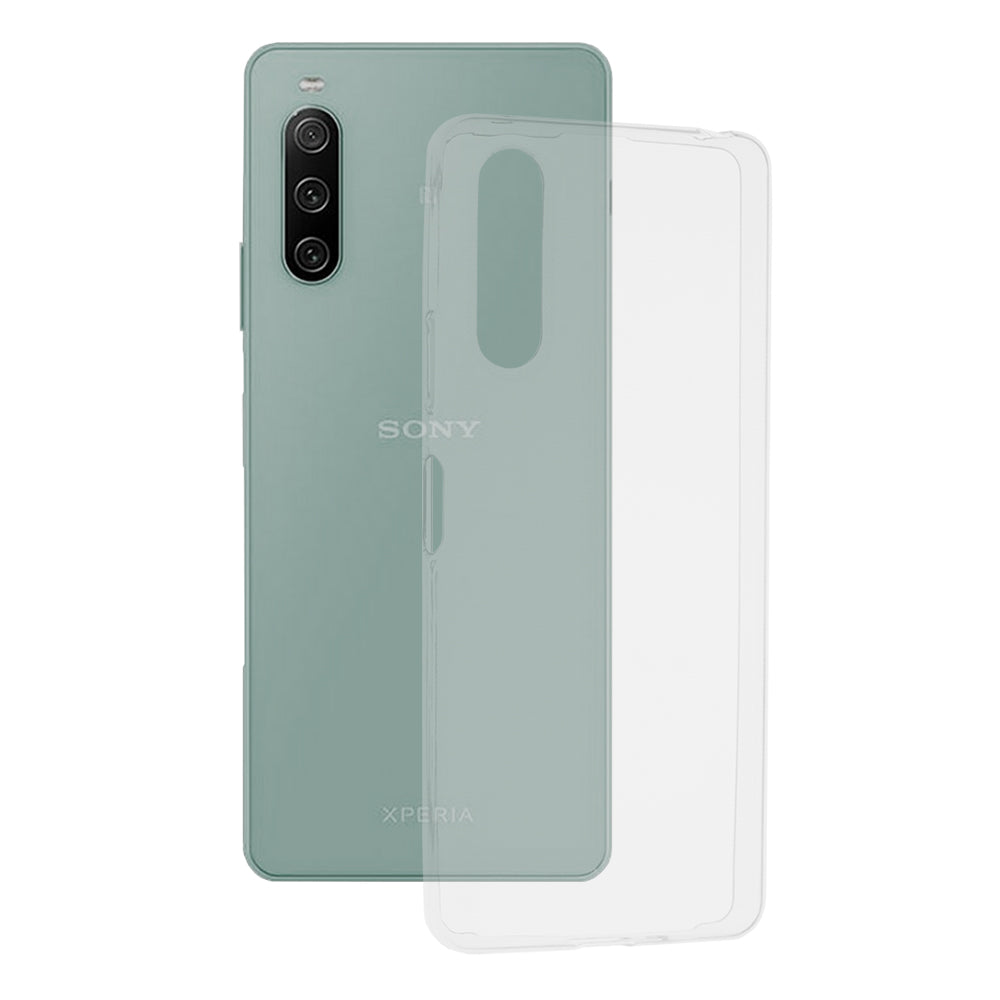 Husa de protectie Techsuit Clear Silicone compatibila cu Sony Xperia 10 IV, acoperire spate, transparent