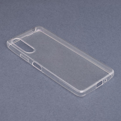 Husa de protectie Techsuit Clear Silicone compatibila cu Sony Xperia 1 V, acoperire spate, transparent