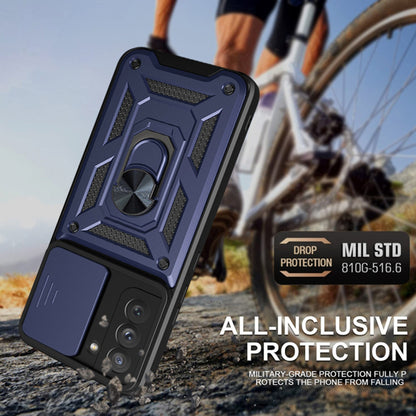 Husa de protectie Techsuit CamShield Series compatibila cu Samsung Galaxy S21 5G, acoperire spate, albastru