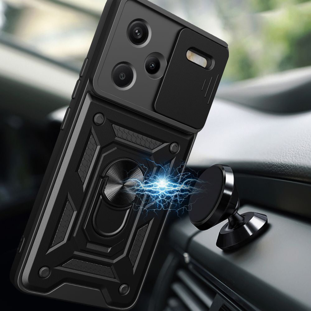 Husa de protectie Techsuit CamShield Series compatibila cu Xiaomi Redmi Note 13 Pro Plus 5G, acoperire spate, albastru