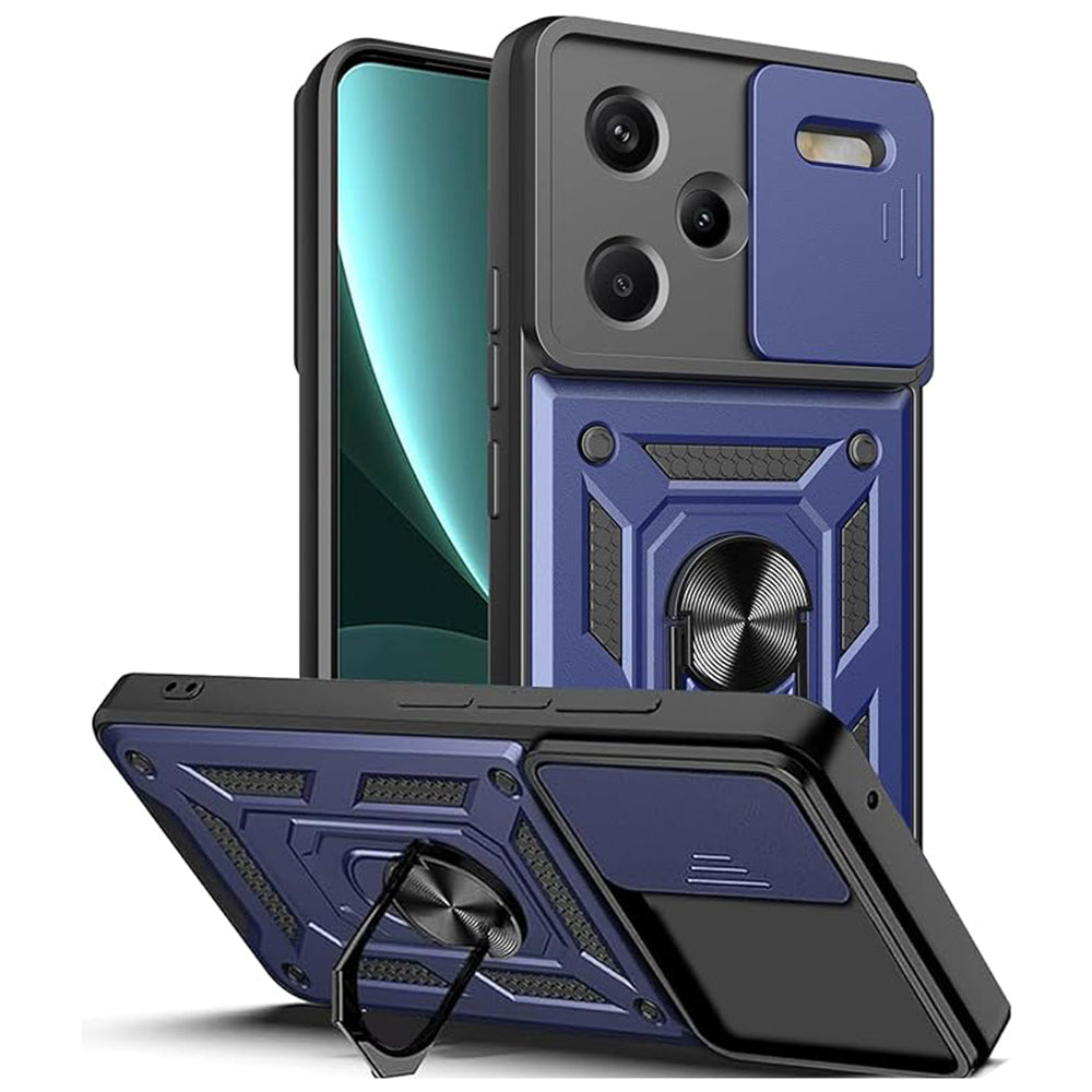 Husa de protectie Techsuit CamShield Series compatibila cu Xiaomi Redmi Note 13 Pro Plus 5G, acoperire spate, albastru