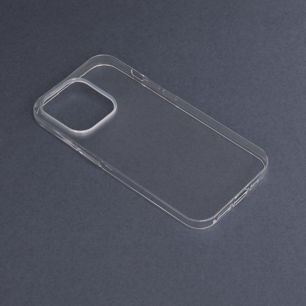 Husa de protectie Techsuit Clear Silicone compatibila cu Apple iPhone 14 Pro, acoperire spate, transparent