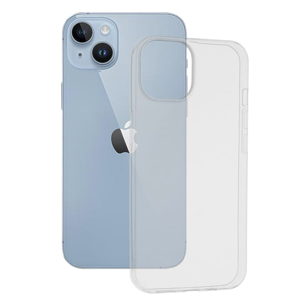 Husa de protectie Techsuit Clear Silicone compatibila cu Apple iPhone 14, acoperire spate, transparent