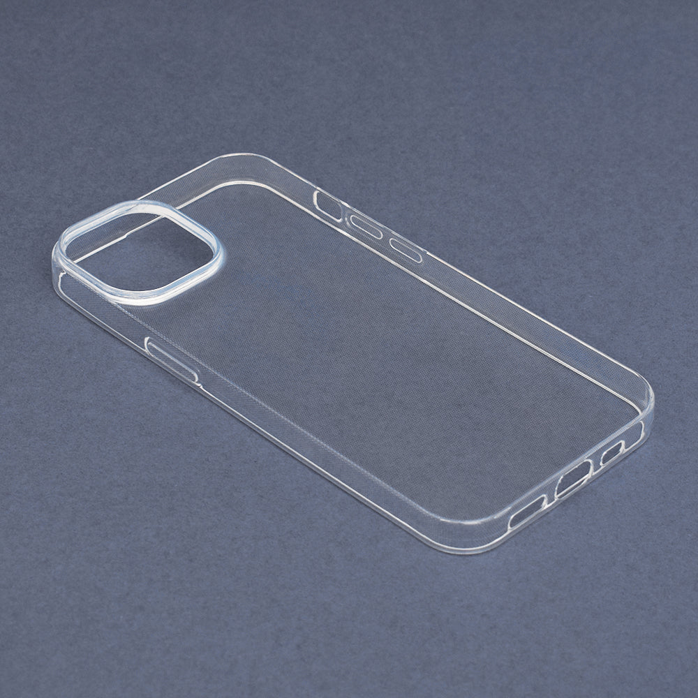 Husa de protectie Techsuit Clear Silicone compatibila cu Apple iPhone 14, acoperire spate, transparent